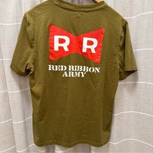 Olive Green Graphic T‑Shirt